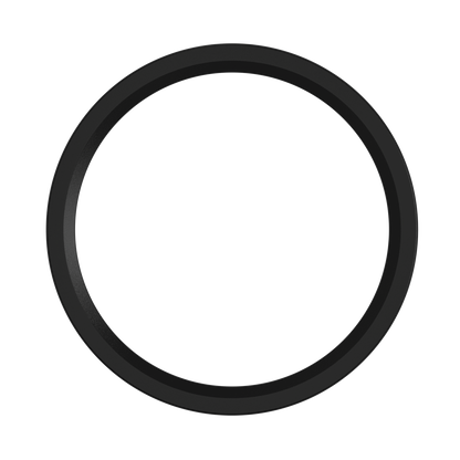 Luxrite LR23540 5" Slim Surface Mount Trim Black