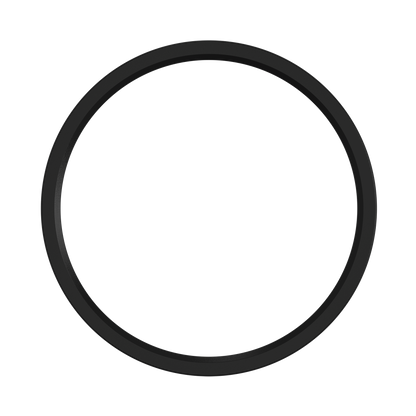 Luxrite LR23542 7" Slim Surface Mount Trim Black