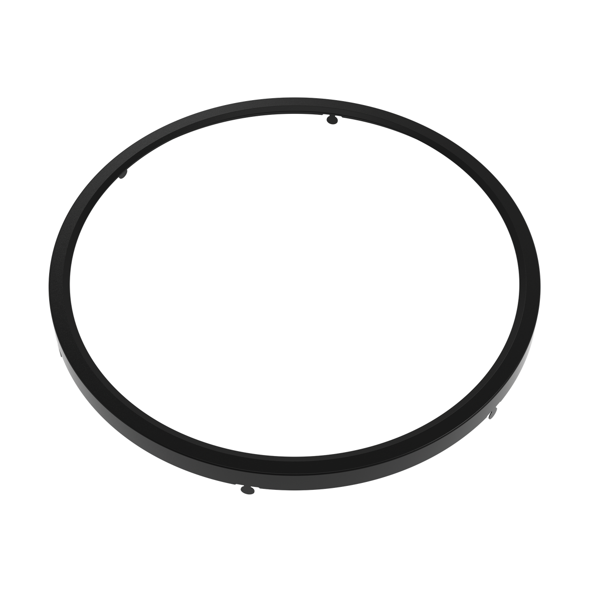 Luxrite LR23546 12" Slim Surface Mount Trim Black