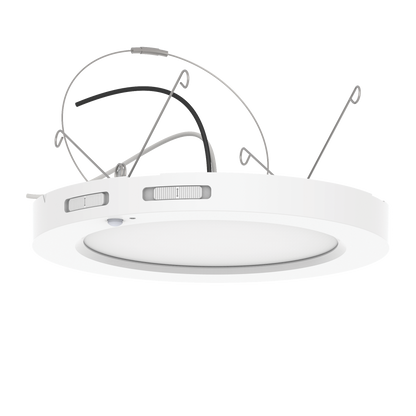 Luxrite LR23585 7" Adjustable PIR Sensor Slim Bi-level & Standard Option - CCT Selectable