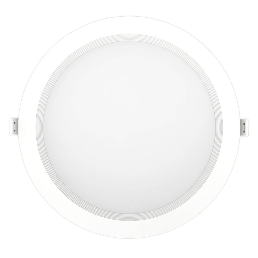 Luxrite LR23733 23W 8" Mini Panel Round 5CCT Baffled Canless Wafer Spotlight