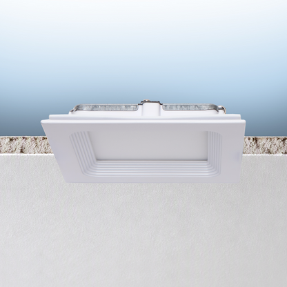 Luxrite LR23738 3" Mini Panel Square 5CCT High Output - Step Baffled Trim