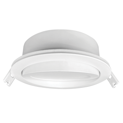 Luxrite LR23742 12W 4" Mini Panel Round 5CCT HO Gimbal Canless Wafer Spotlight