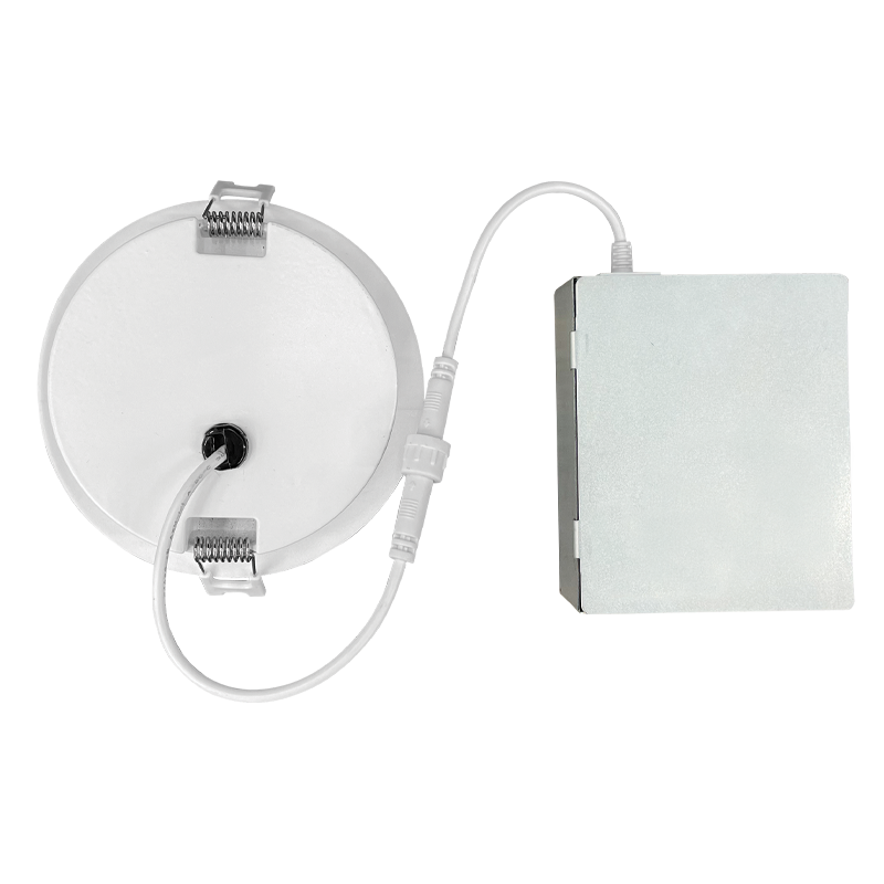 Luxrite LR23742 12W 4" Mini Panel Round 5CCT HO Gimbal Canless Wafer Spotlight