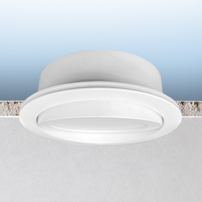 Luxrite LR23742 12W 4" Mini Panel Round 5CCT HO Gimbal Canless Wafer Spotlight
