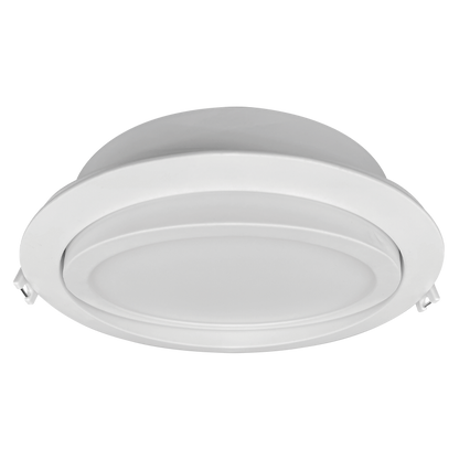 Luxrite LR23746 15W 6" Mini Panel Round 5CCT HO Gimbal Canless Wafer Spotlight