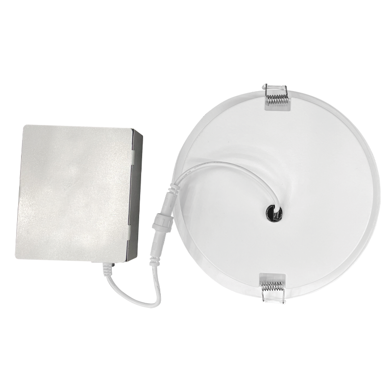 Luxrite LR23746 15W 6" Mini Panel Round 5CCT HO Gimbal Canless Wafer Spotlight