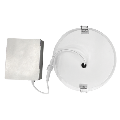 Luxrite LR23746 15W 6" Mini Panel Round 5CCT HO Gimbal Canless Wafer Spotlight