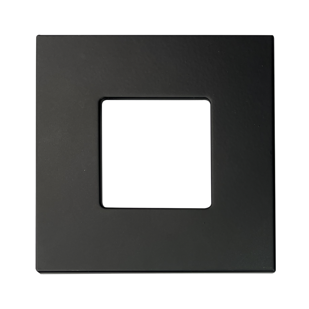 Luxrite LR23773 4" Mini Panel Square Trim Black for Canless Wafer Spotlight