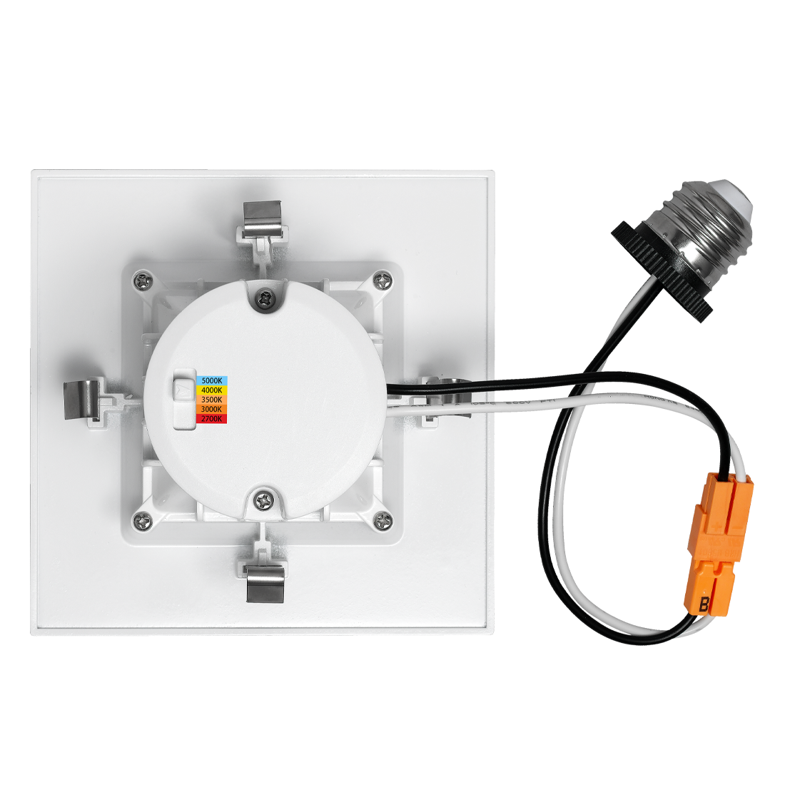 Luxrite LR23786 14W 4" Downlight Retrofit Square 5CCT Baffled – HO