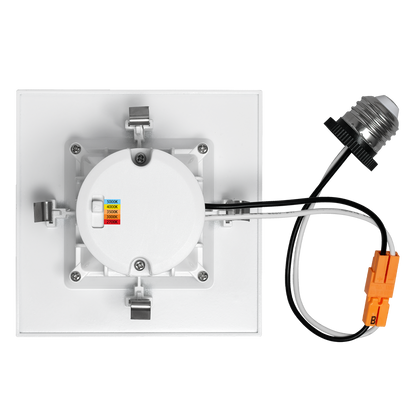 Luxrite LR23786 14W 4" Downlight Retrofit Square 5CCT Baffled – HO