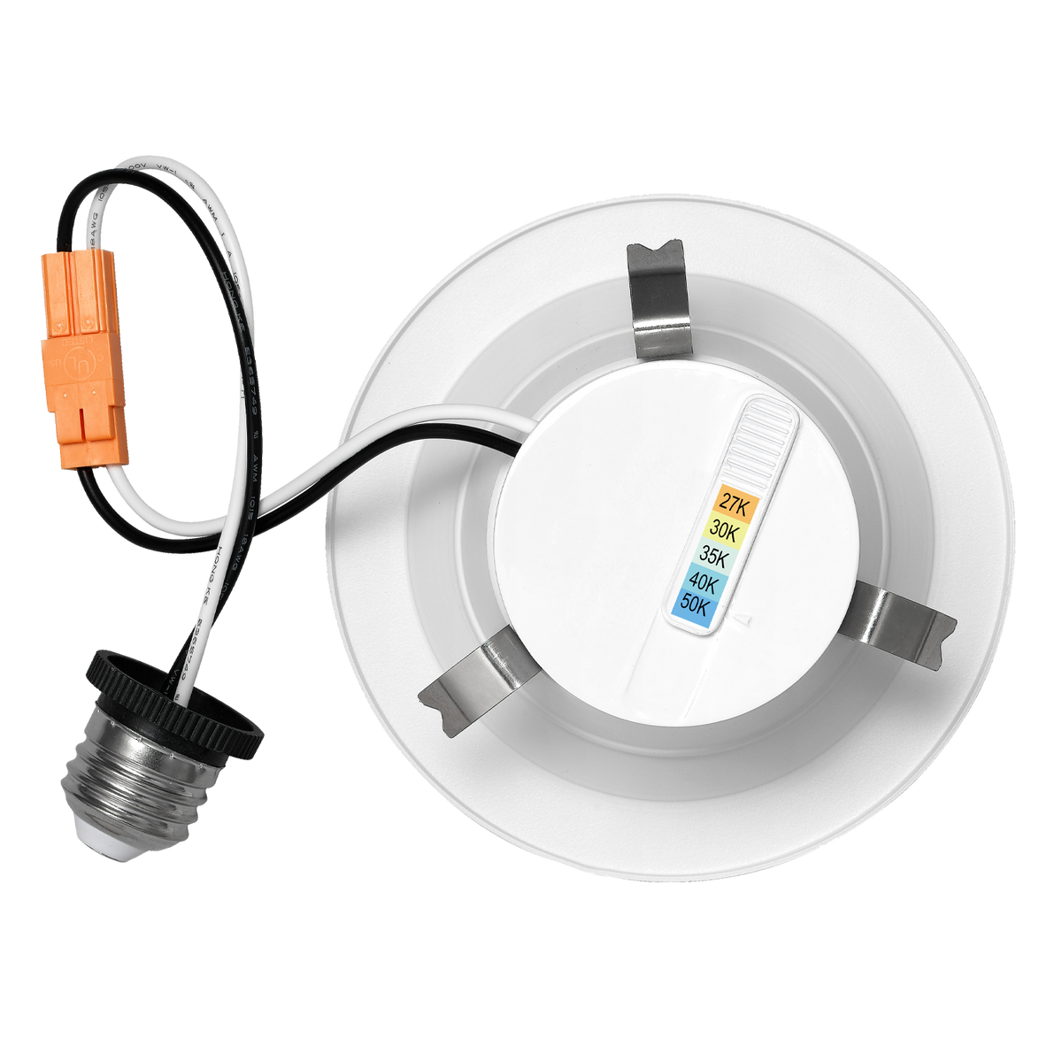 Luxrite LR23793 4" Downlight Retrofit Round 14W 5CCT Baffled – HO