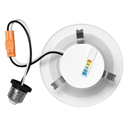 Luxrite LR23793 4" Downlight Retrofit Round 14W 5CCT Baffled – HO