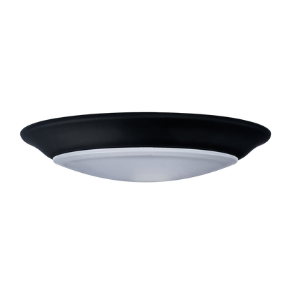 Luxrite LR23871 12.5W 6" Disk Light Black Finish - CCT Selectable