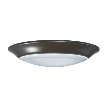 Luxrite LR23872 12.5W 6" Disk Light Bronze Finish - CCT Selectable
