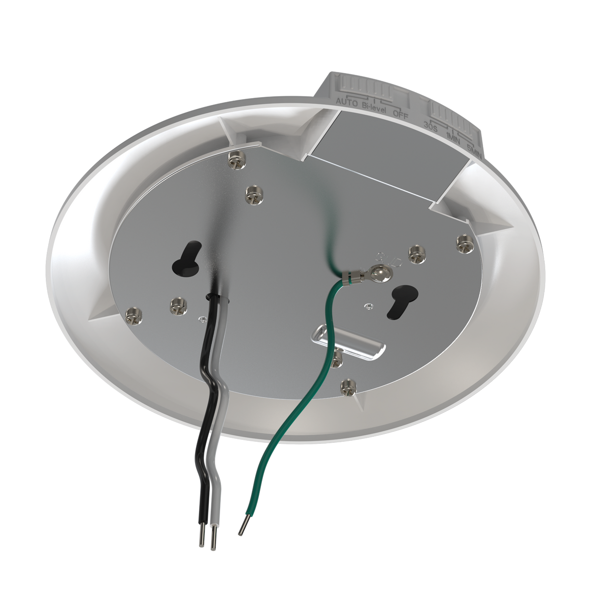 Luxrite LR23881 4" Adjustable PIR Sensor Bi-level Disk Light - CCT Selectable