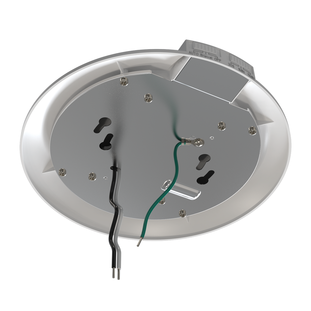 Luxrite LR23882 6" Adjustable PIR Sensor Bi-level Disk Light - CCT Selectable