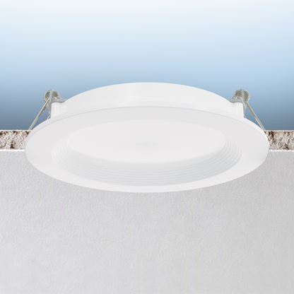 Luxrite LR23902 4" Recessed Mini Panel Canless Spotlight - 5CCT & 3 Wattage Selectable - Universal Voltage