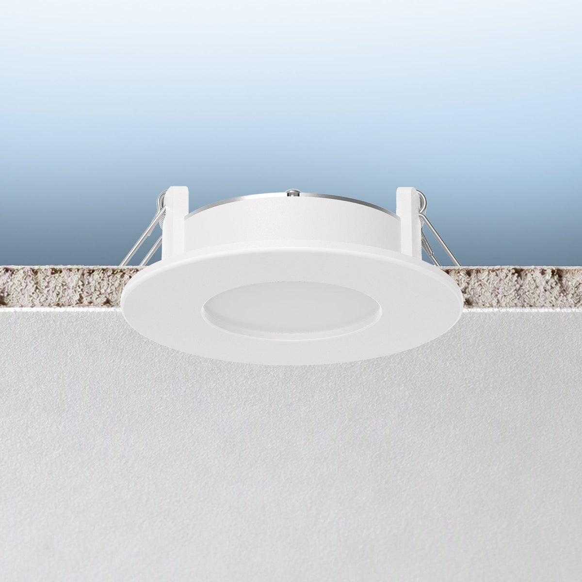 Luxrite LR23920 8W 3" Eco Backlit Mini Panel Canless Spotlight - 5CCT Selectable High Output