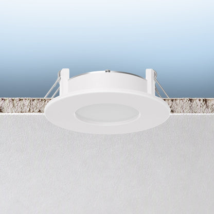 Luxrite LR23920 8W 3" Eco Backlit Mini Panel Canless Spotlight - 5CCT Selectable High Output