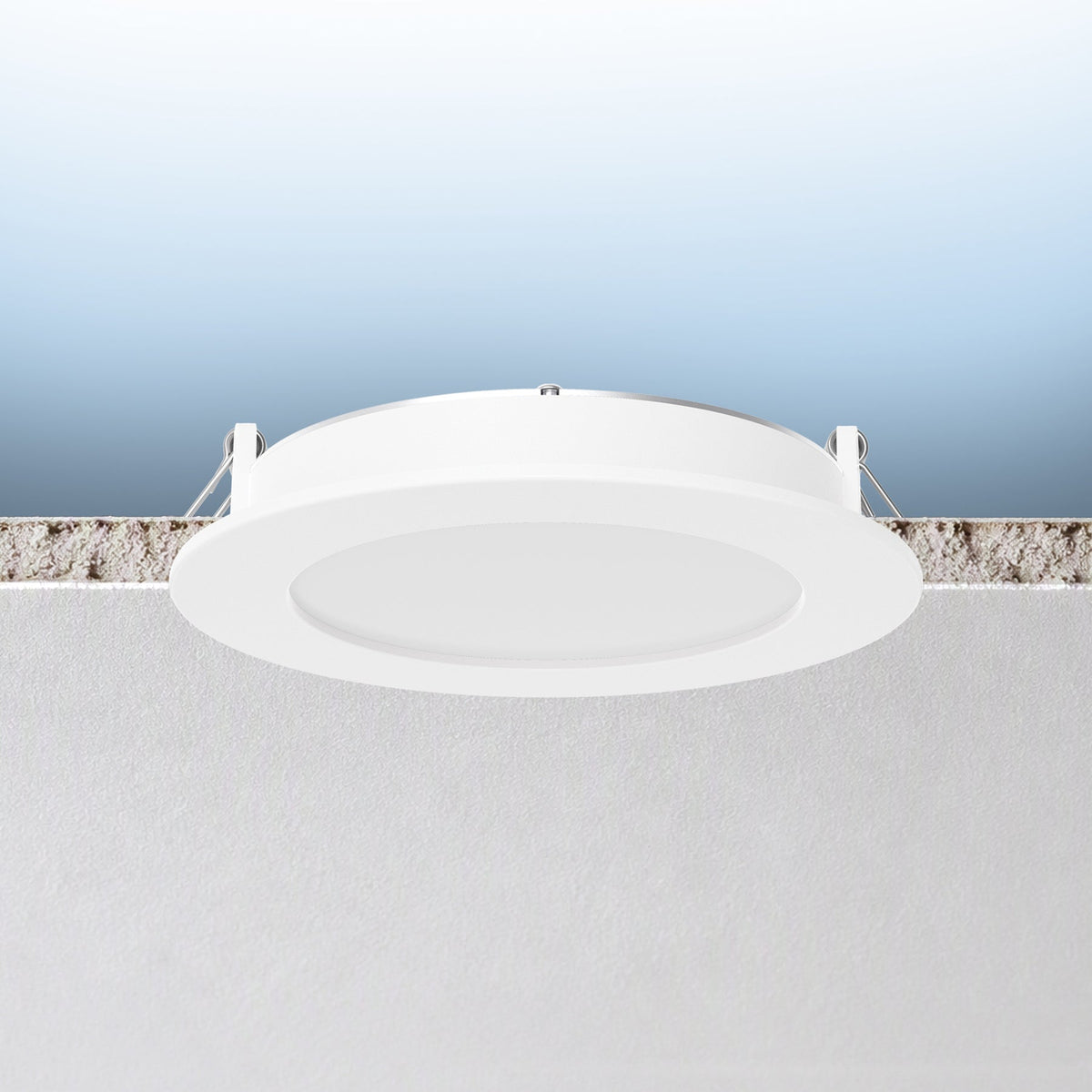 Luxrite LR23922 13W 5" Eco Backlit Mini Panel Canless Spotlight - 5CCT Selectable High Output