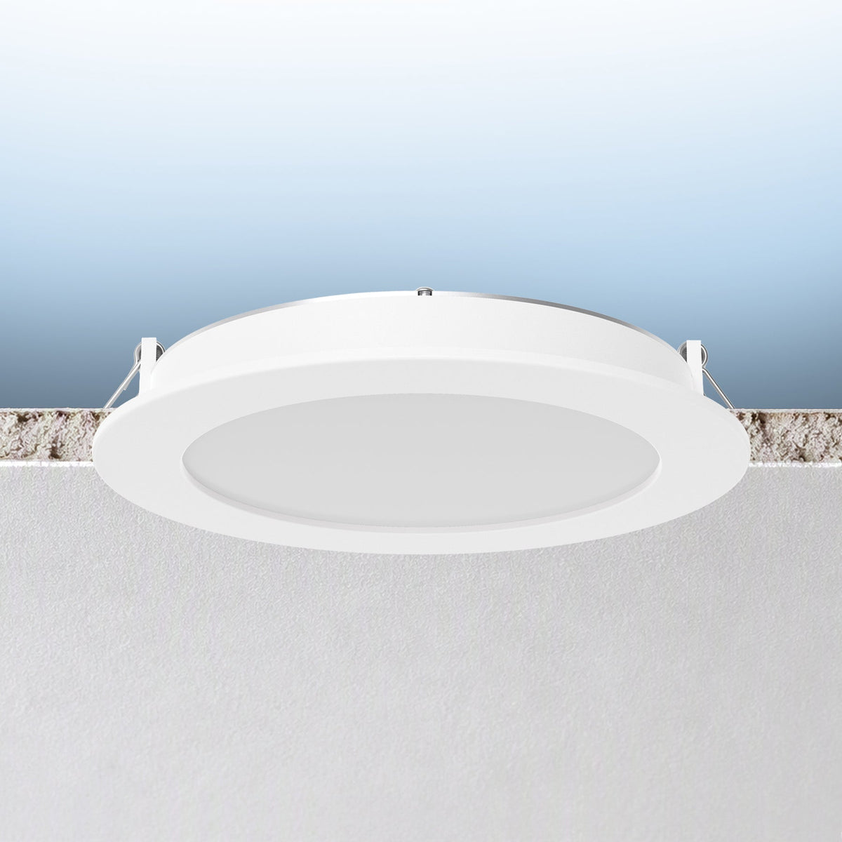 Luxrite LR23923 15W 6" Eco Backlit Mini Panel Canless Spotlight - 5CCT Selectable High Output