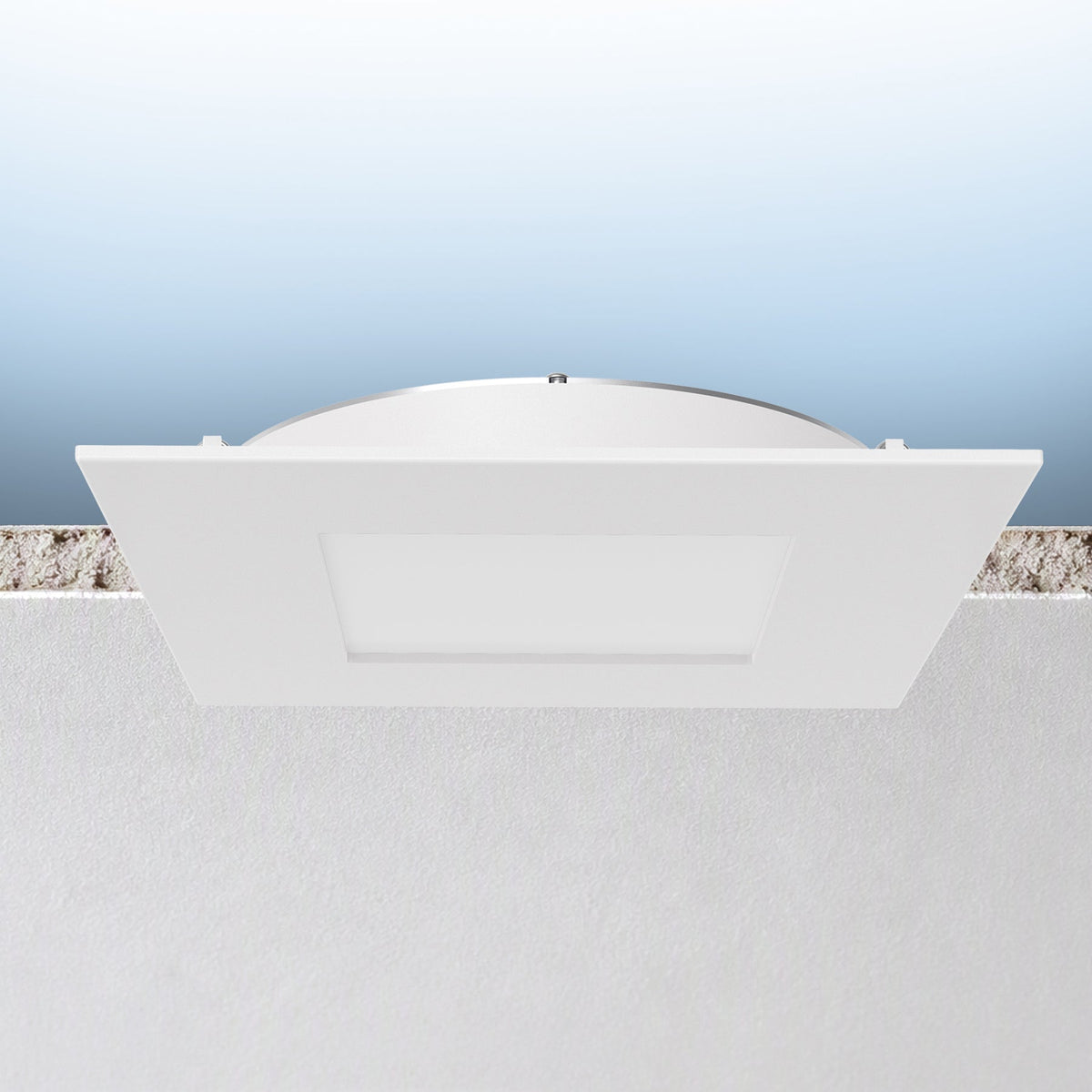 Luxrite LR23927 15W 6" Eco Backlit Mini Panel Canless Spotlight - 5CCT Selectable High Output