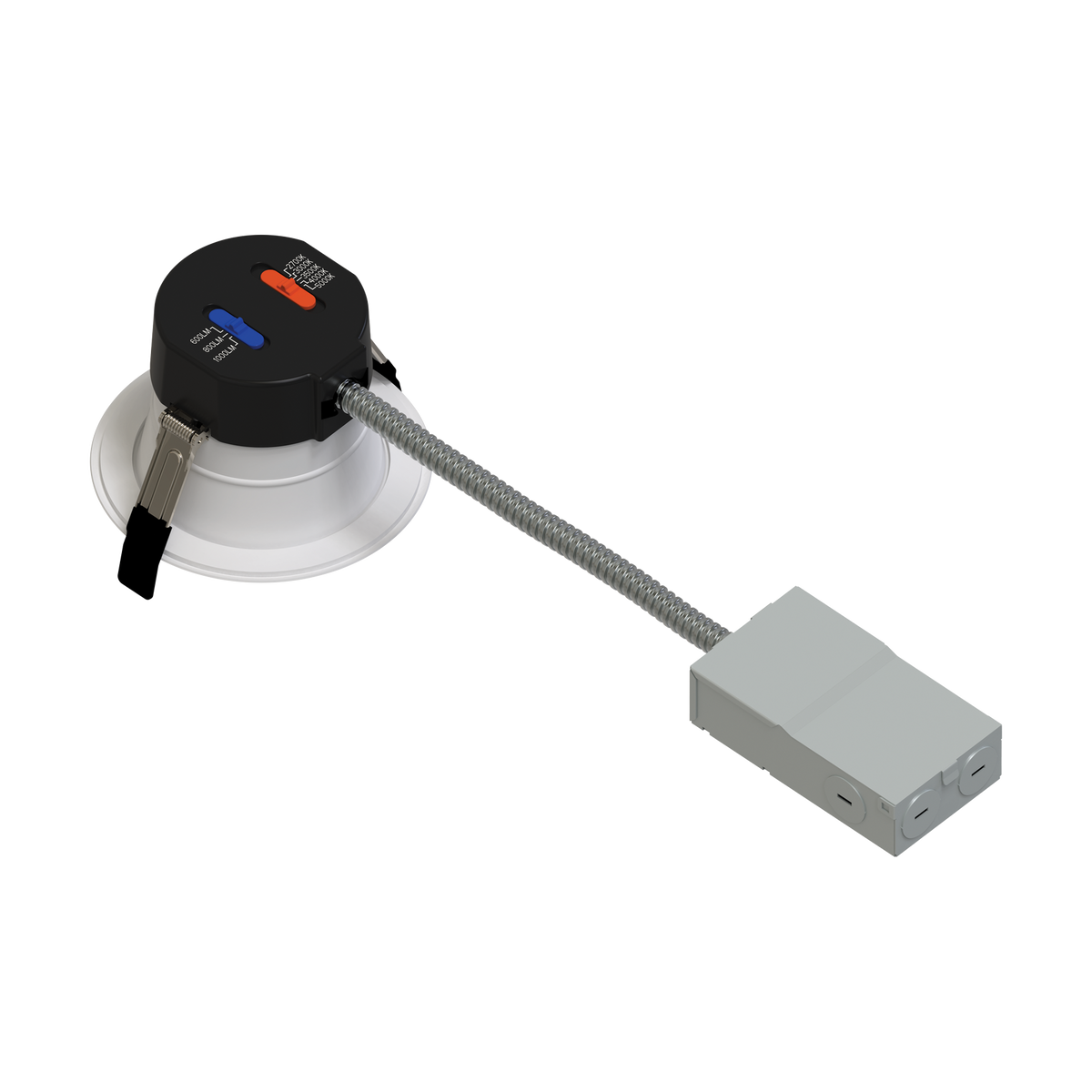 Luxrite LR23970 4" Commercial Downlight 5 CCT & 3 Wattage Selectable - Universal Voltage/dual Dimming