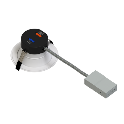 Luxrite LR23971 6" Commercial Downlight 5 CCT & 3 Wattage Selectable - Universal Voltage/dual Dimming