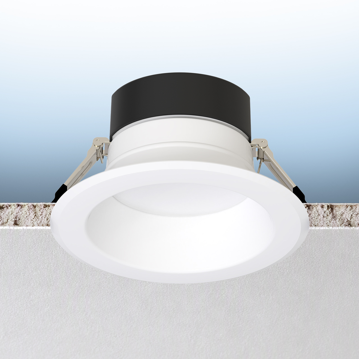 Luxrite LR23971 6" Commercial Downlight 5 CCT & 3 Wattage Selectable - Universal Voltage/dual Dimming