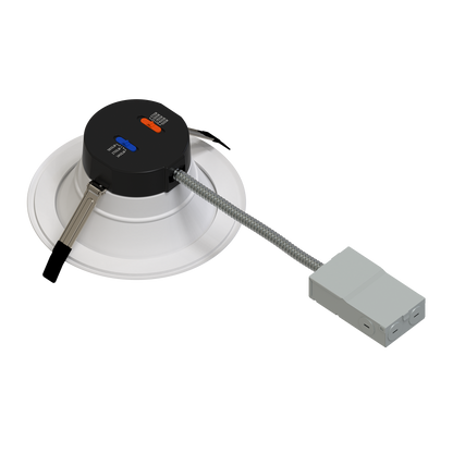 Luxrite LR23972 8" Commercial Downlight 5 CCT & 3 Wattage Selectable - Universal Voltage/dual Dimming