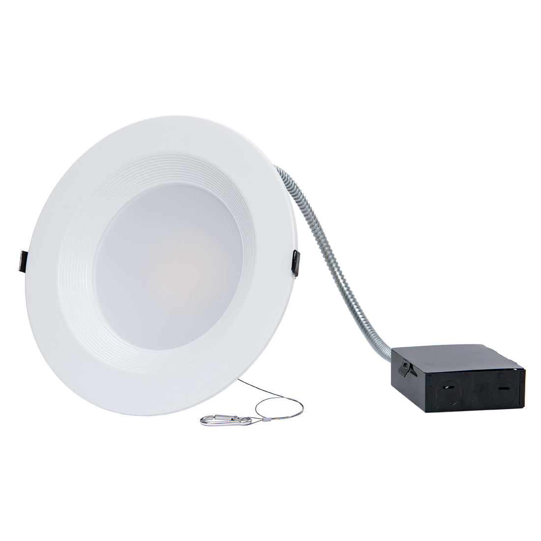 Luxrite LR23975 4" Commercial Downlight , Baffled, CCT & Wattage Selectable, Universal Voltage, Dual Dimming