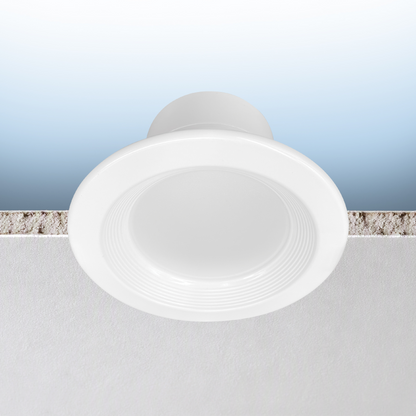 Luxrite LR23975 4" Commercial Downlight , Baffled, CCT & Wattage Selectable, Universal Voltage, Dual Dimming