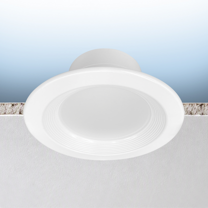 Luxrite LR23976 6" Commercial Downlight , Baffled, CCT & Wattage Selectable, Universal Voltage, Dual Dimming