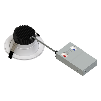 Luxrite LR23981 6" Commercial Downlight 5 CCT & 3 Wattage Selectable - Universal Voltage/dual Dimming High Output