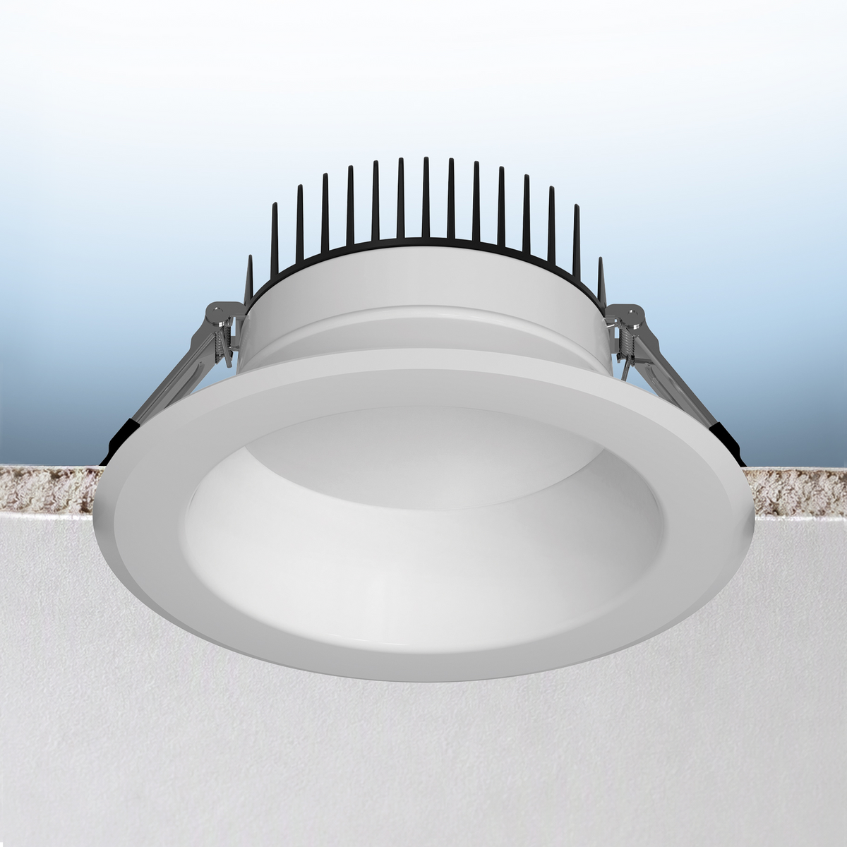 Luxrite LR23981 6" Commercial Downlight 5 CCT & 3 Wattage Selectable - Universal Voltage/dual Dimming High Output
