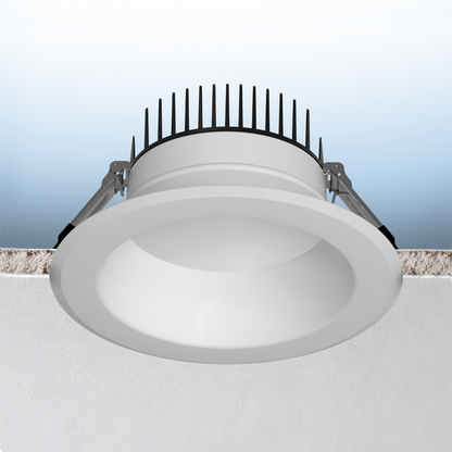 Luxrite LR23981 6" Commercial Downlight 5 CCT & 3 Wattage Selectable - Universal Voltage/dual Dimming High Output