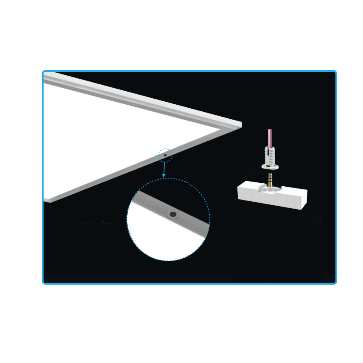 Luxrite LR24245 1X4 Backlit Panel 5CCT & 5 Wattage Selectable - Sensor Ready