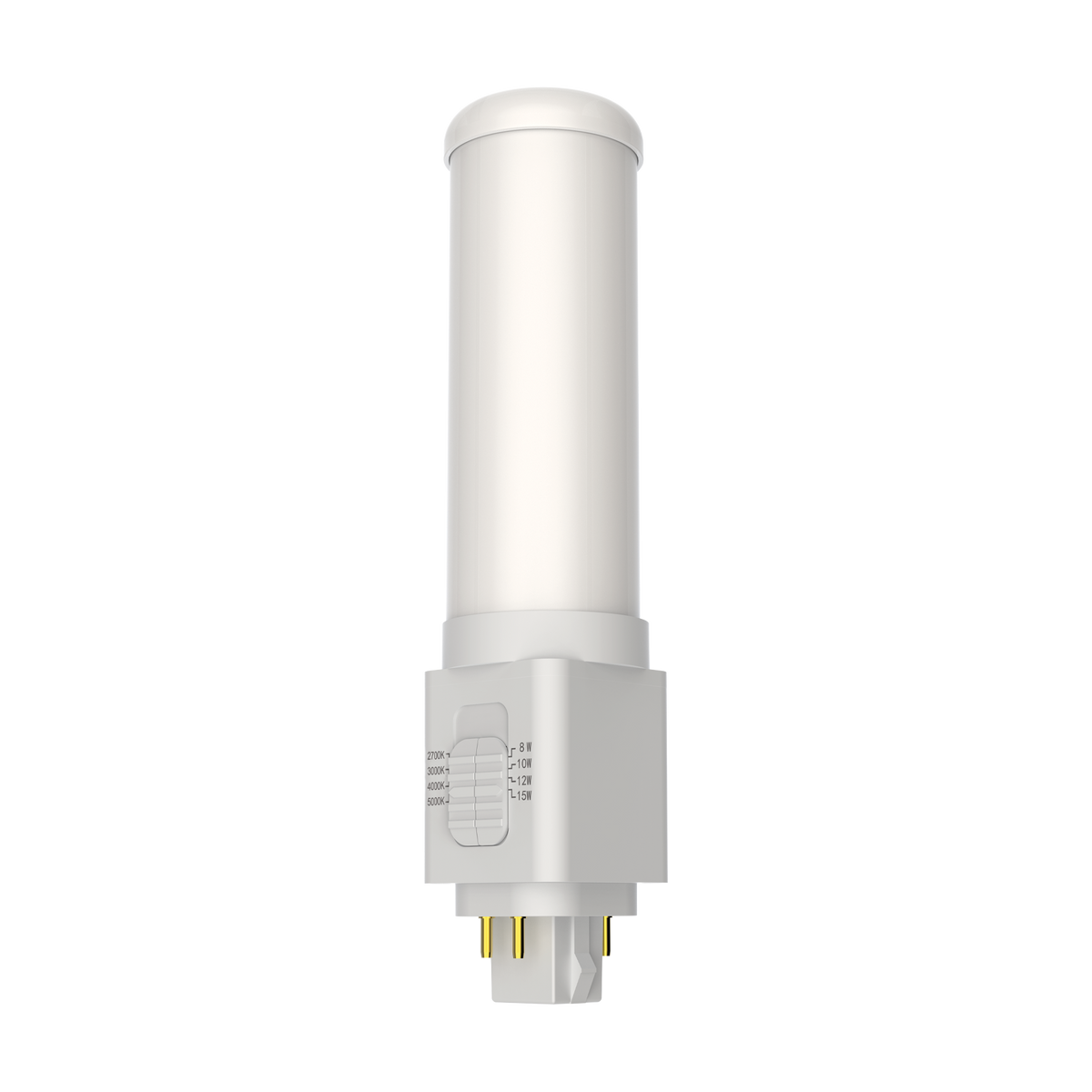 Luxrite LR24560 Universal Horizontal Quad Style Type A+b G24Q - 4CCT & 4 Wattage Select LED Light Bulb