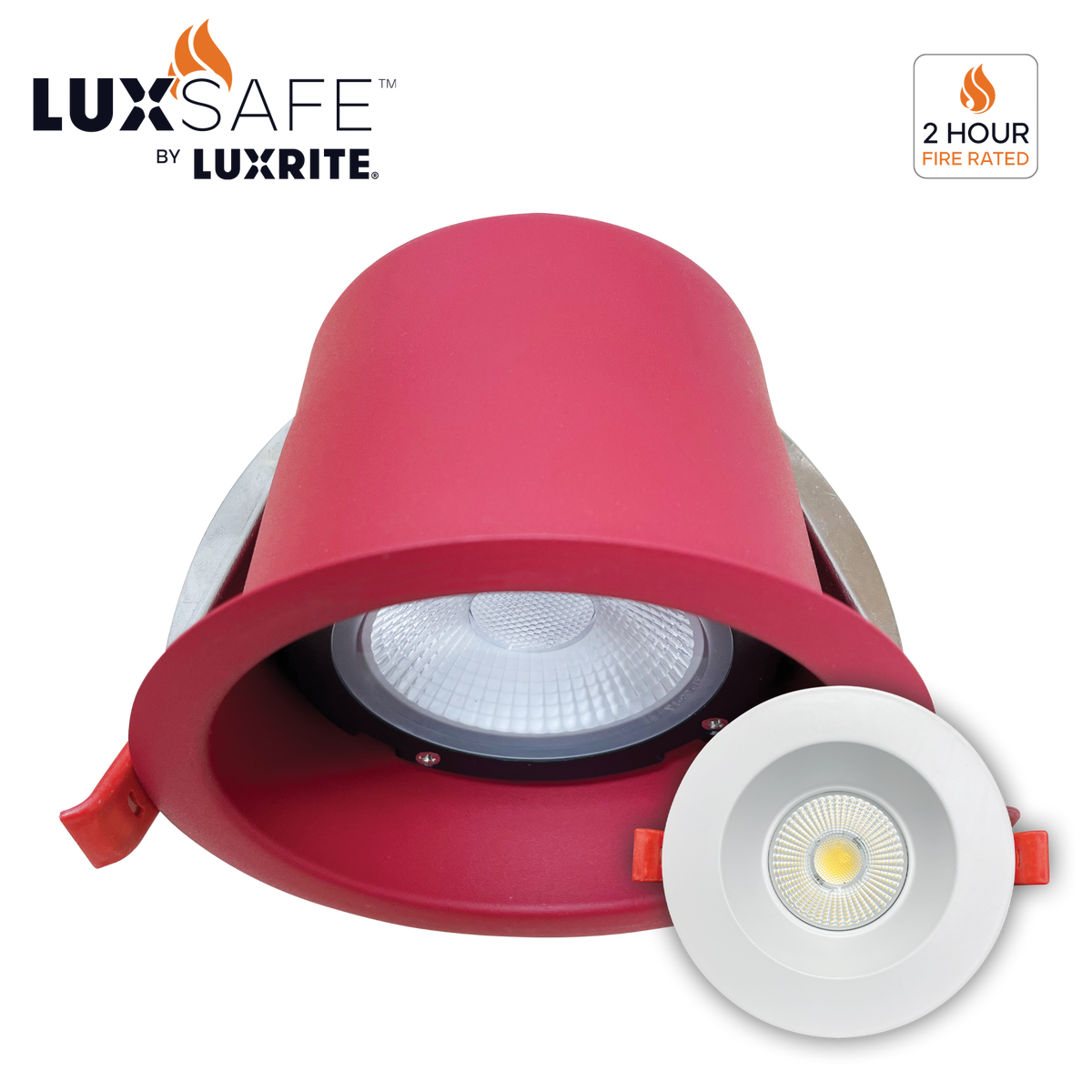 Luxrite LR24911 15W 4" Fire Rated Interchangeable Module – 5CCT Selectable 60º