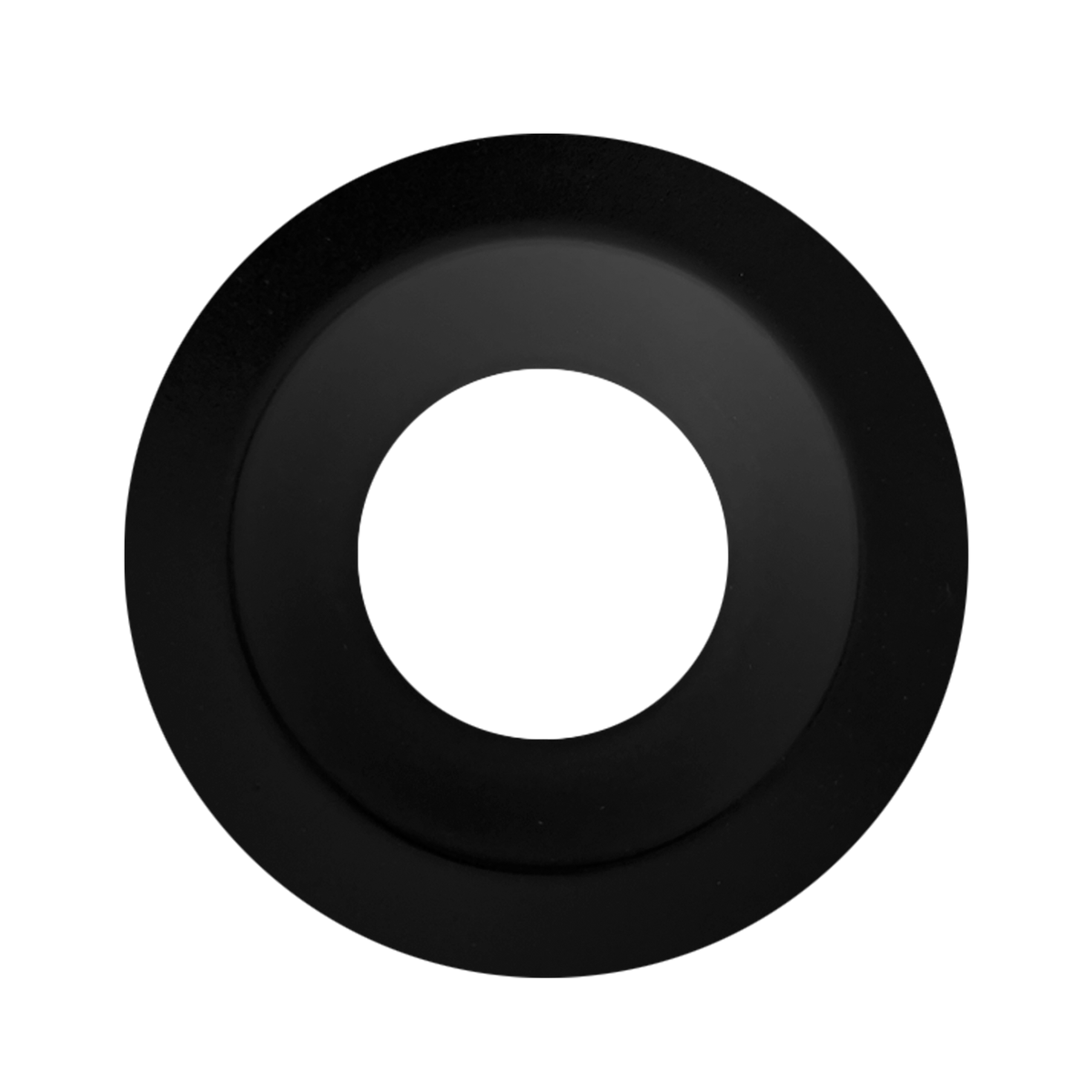 Luxrite LR24924 3" Interchangeable Narrow Trim - Round Black Finish