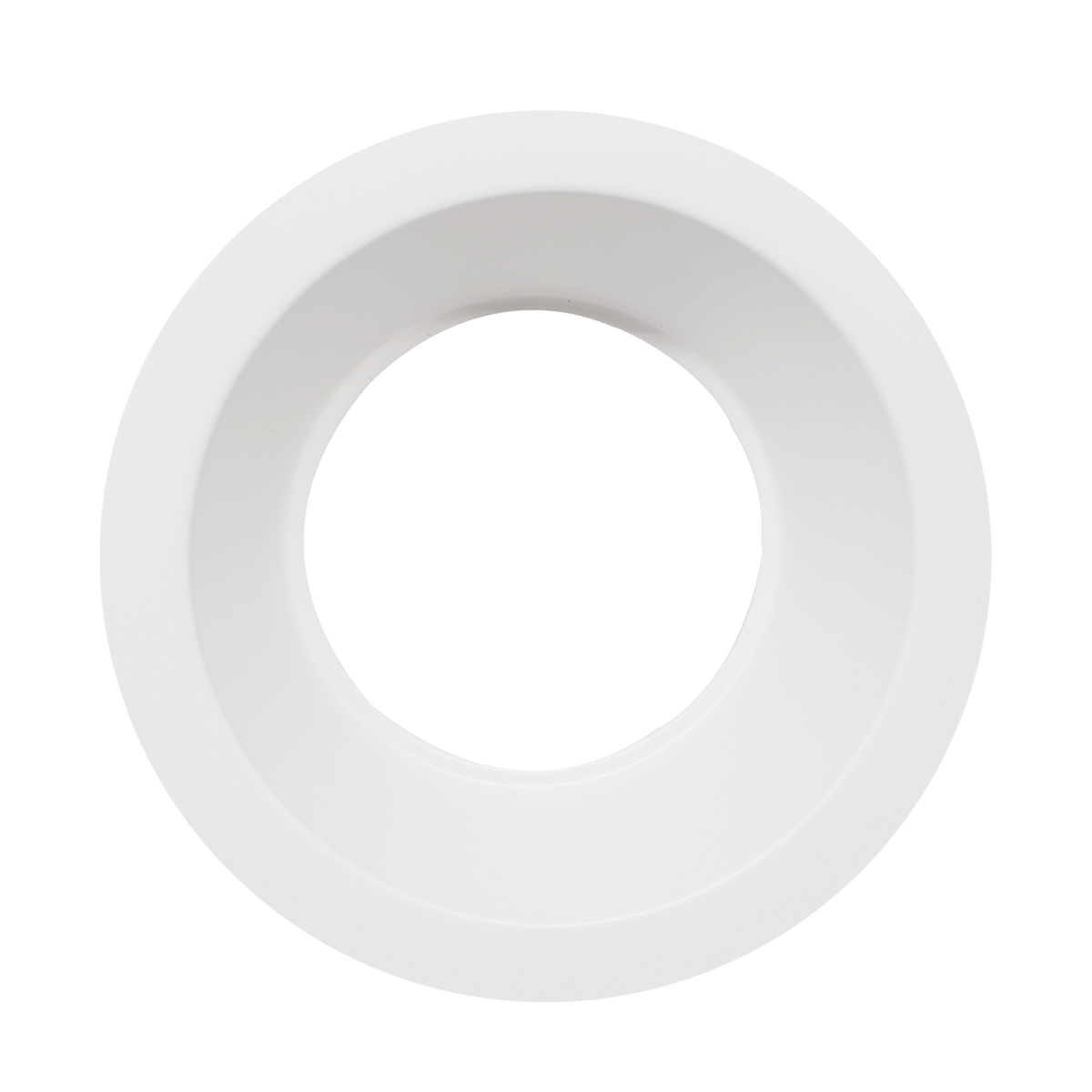 Luxrite LR24926 4" Interchangeable Narrow Trim - Round White Finish