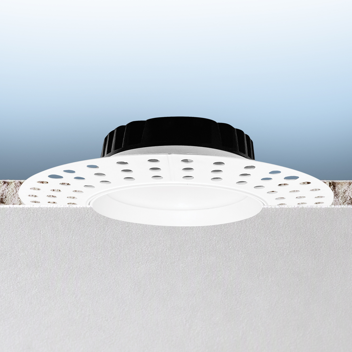Luxrite LR24929 15W 4" Regressed Mini Panel Trimless Spotlight - CCT Selectable