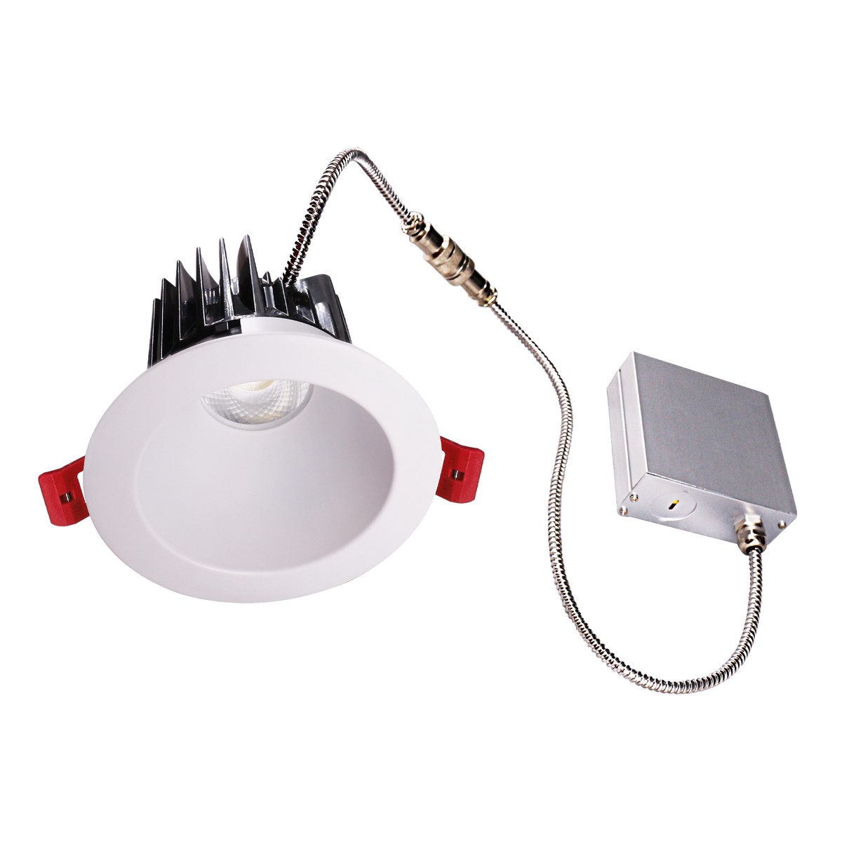Luxrite LR24930 18W 4" Deep Regressed 5CCT Interchangeable Canless Spotlight