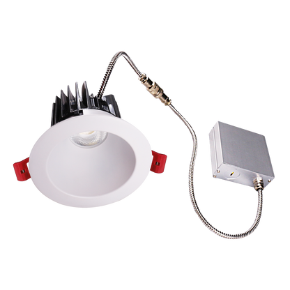 Luxrite LR24930 18W 4" Deep Regressed 5CCT Interchangeable Canless Spotlight