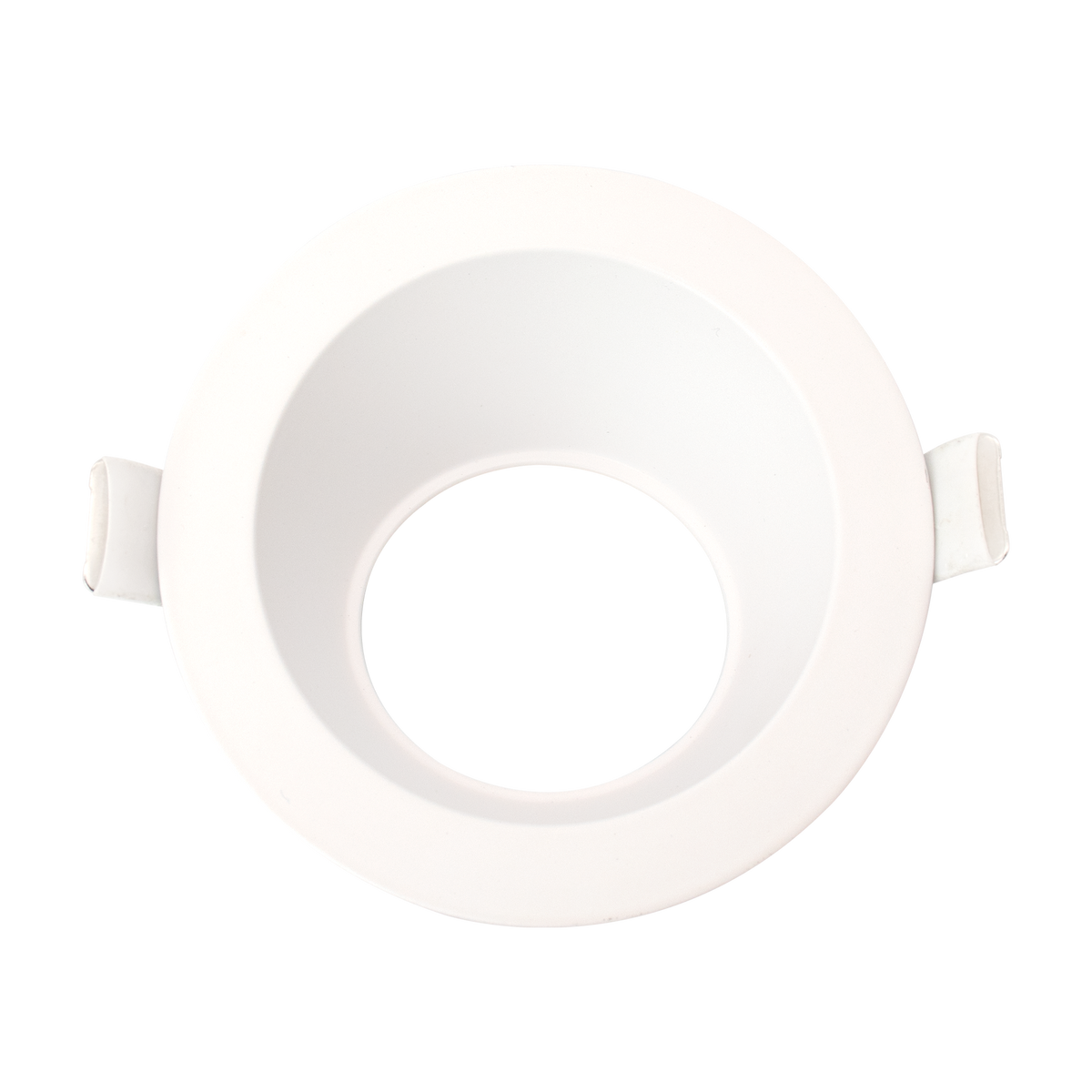 Luxrite LR24948 4" Round Wall Washer Trim Replacement - White Finish