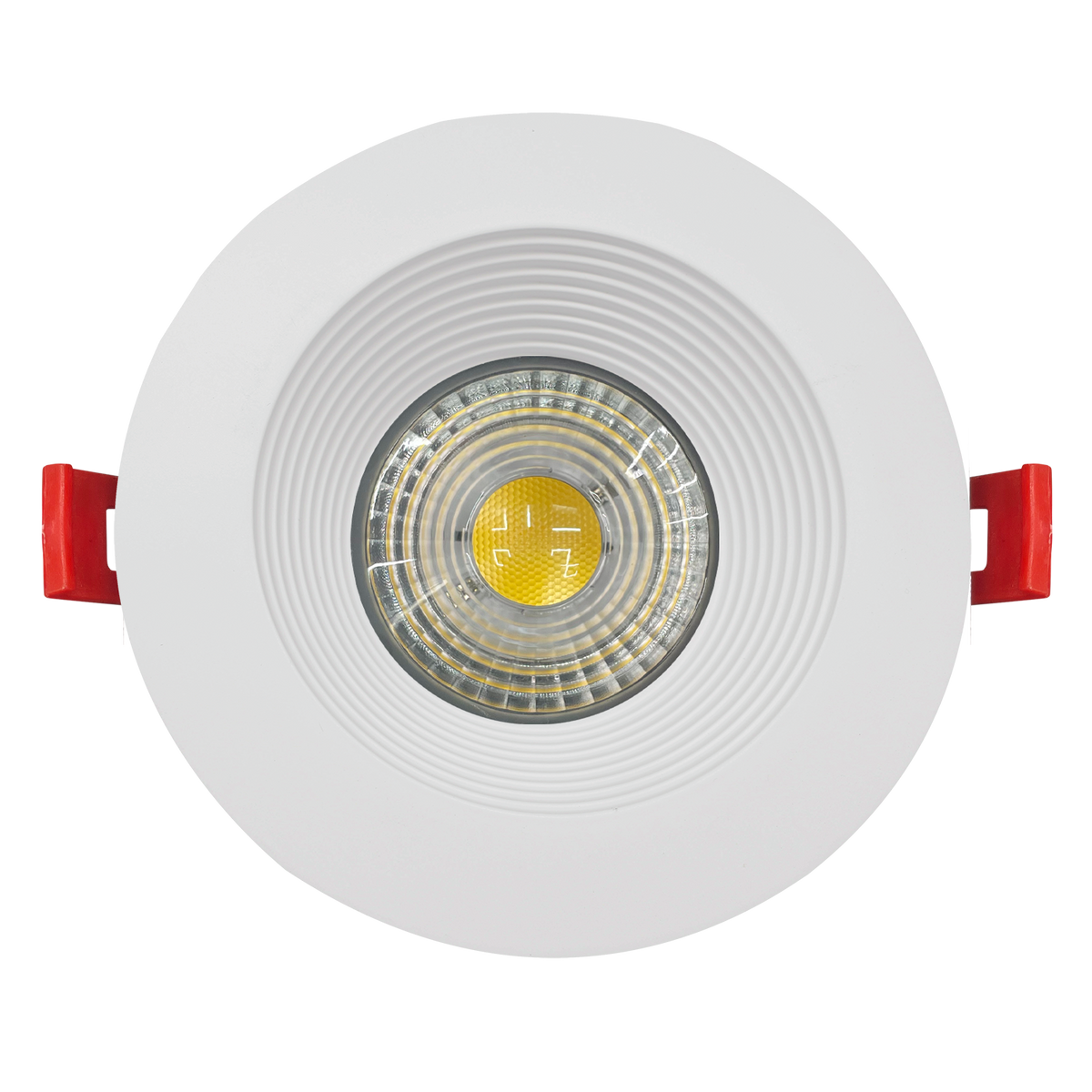 Luxrite LR24953 4" Regressed 5CCT Interchangeable Canless Spotlight Round Baffled Trim