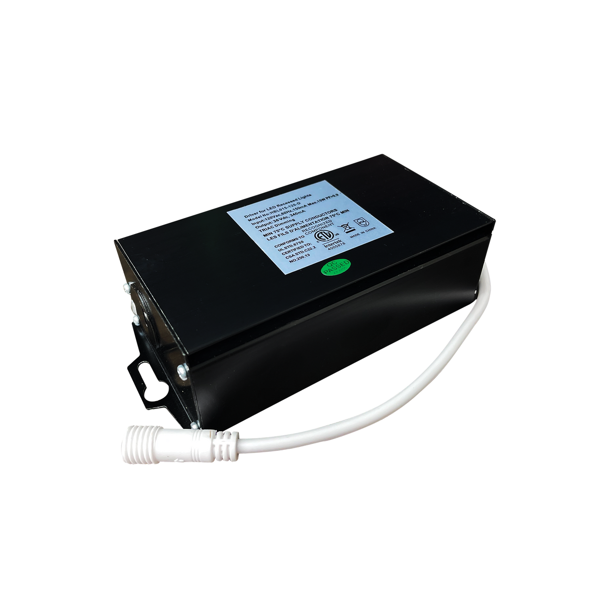 Luxrite LR24969 4" Regressed 5CCT 120-277 0-10V Driver