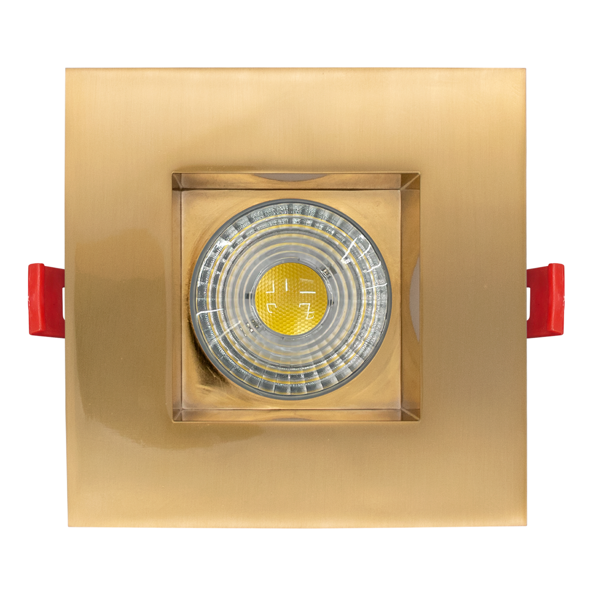 Luxrite LR24978 4" Regressed 5CCT Interchangeable Brass Finish Trim