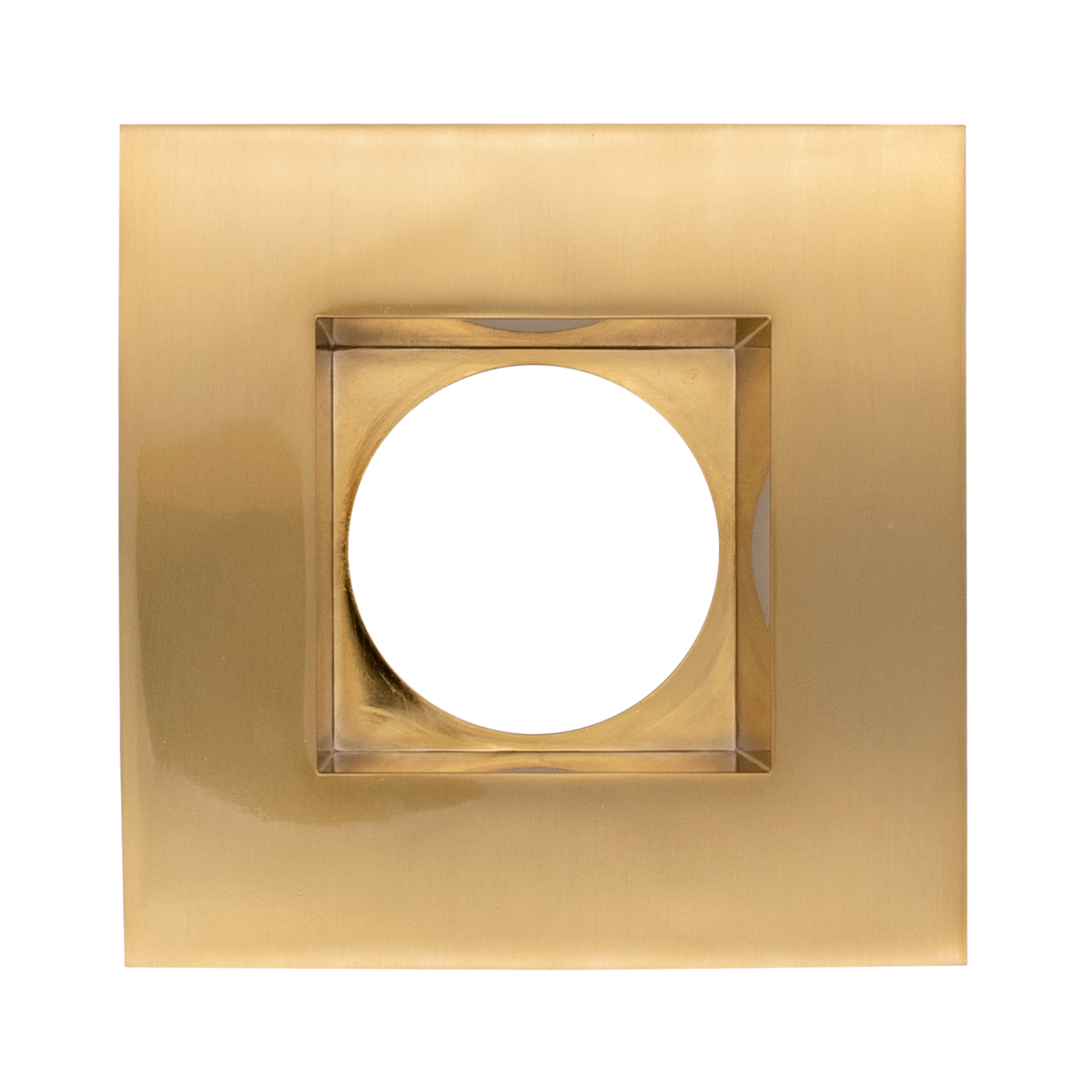 Luxrite LR24978 4" Regressed 5CCT Interchangeable Brass Finish Trim